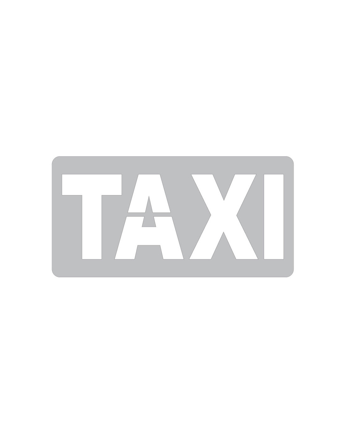 Plantilla Texto Taxi Horizontal
