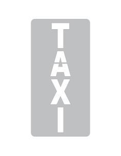 Plantilla Texto Taxi Vertical