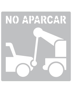 Plantilla No Aparcar Grua