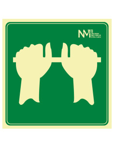 Señal Luminiscente PVC o...