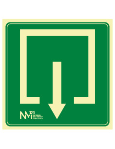 Señal Luminiscente PVC o...