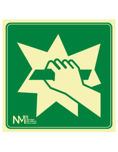 Señal Luminiscente PVC o...