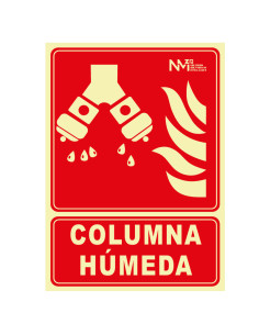 Señal Luminiscente PVC o...