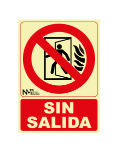 Señal Luminiscente PVC o...