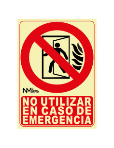 Señal Luminiscente PVC o...