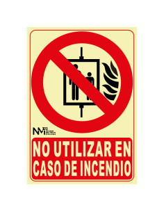 Señal Luminiscente PVC o...