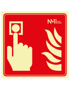 Señal Luminiscente PVC o...