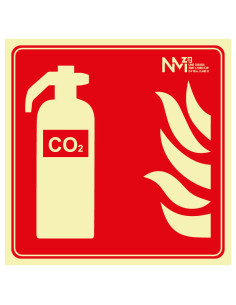 Señal Luminiscente PVC o...