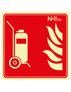 Señal Luminiscente PVC o...