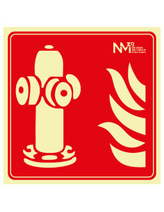 Señal Luminiscente PVC o...