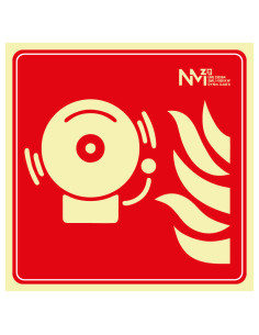 Señal Luminiscente PVC o...