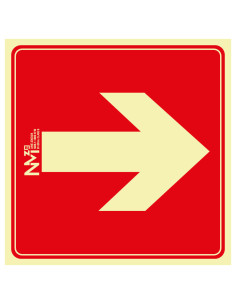 Señal Luminiscente PVC....