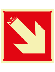 Señal Luminiscente PVC....