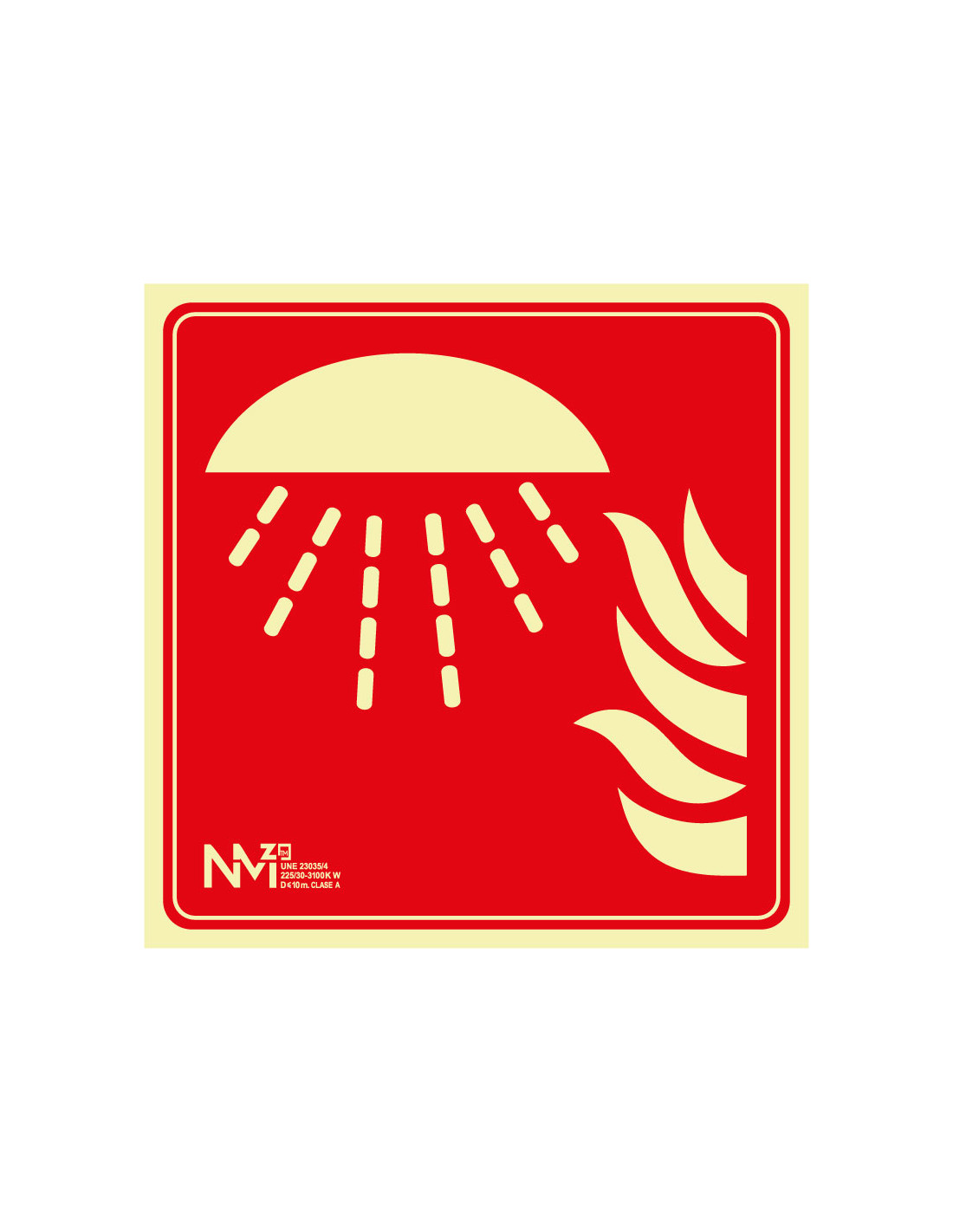 Señal Luminiscente PVC o Aluminio. Equipo Autónomo