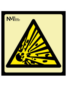 Señal Luminiscente PVC o...