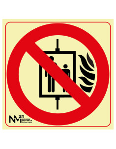 Señal Luminiscente PVC o...