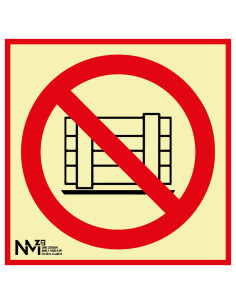 Señal Luminiscente PVC o...