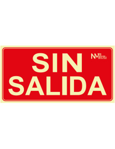 Señal Luminiscente PVC o...