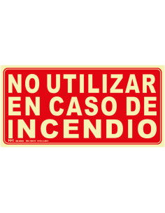 Señal Luminiscente PVC o...