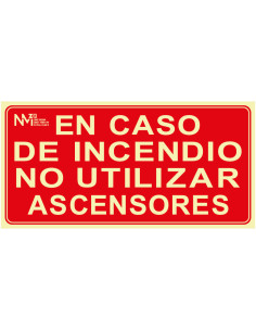 Señal Luminiscente PVC o...