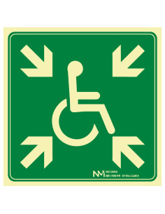 Señal Luminiscente PVC o...