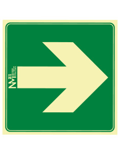 Señal Luminiscente PVC o...