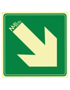 Señal Luminiscente PVC o...