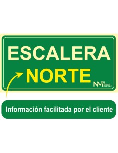 Señal Luminiscente PVC o...