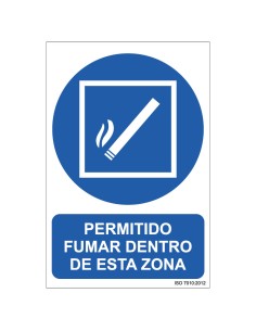 Señal de PVC. Permitido...