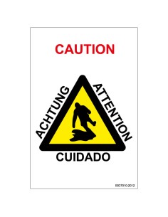 Señal Adhesivo, PVC o...