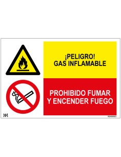 Señal Peligro Gas...