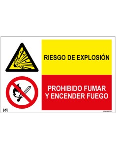 Señal Riesgo de Explosión....