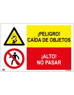 Señal Peligro Caídas de...