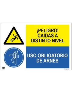Señal Peligro Caídas a...