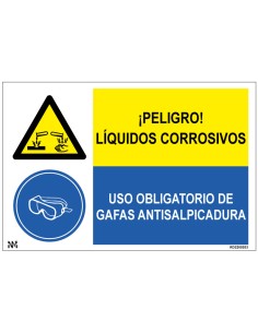 Señal Peligro Líquidos...