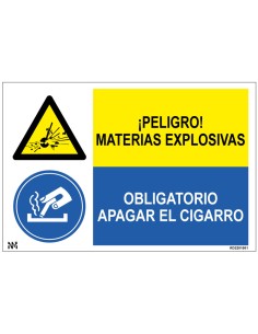 Señal Peligro Materias...