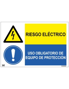 Señal Riesgo Eléctrico. Uso...