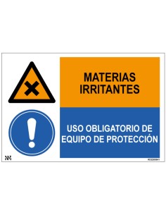 Señal Materias Irritantes....