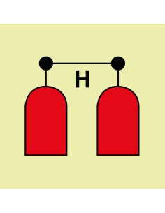 Señal Luminiscente PVC 1,1...