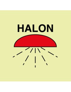 Señal Luminiscente PVC 1,1...