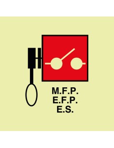 Señal Luminiscente PVC....