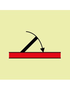 Señal Luminiscente PVC....