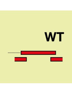 Señal Luminiscente PVC 1,1...