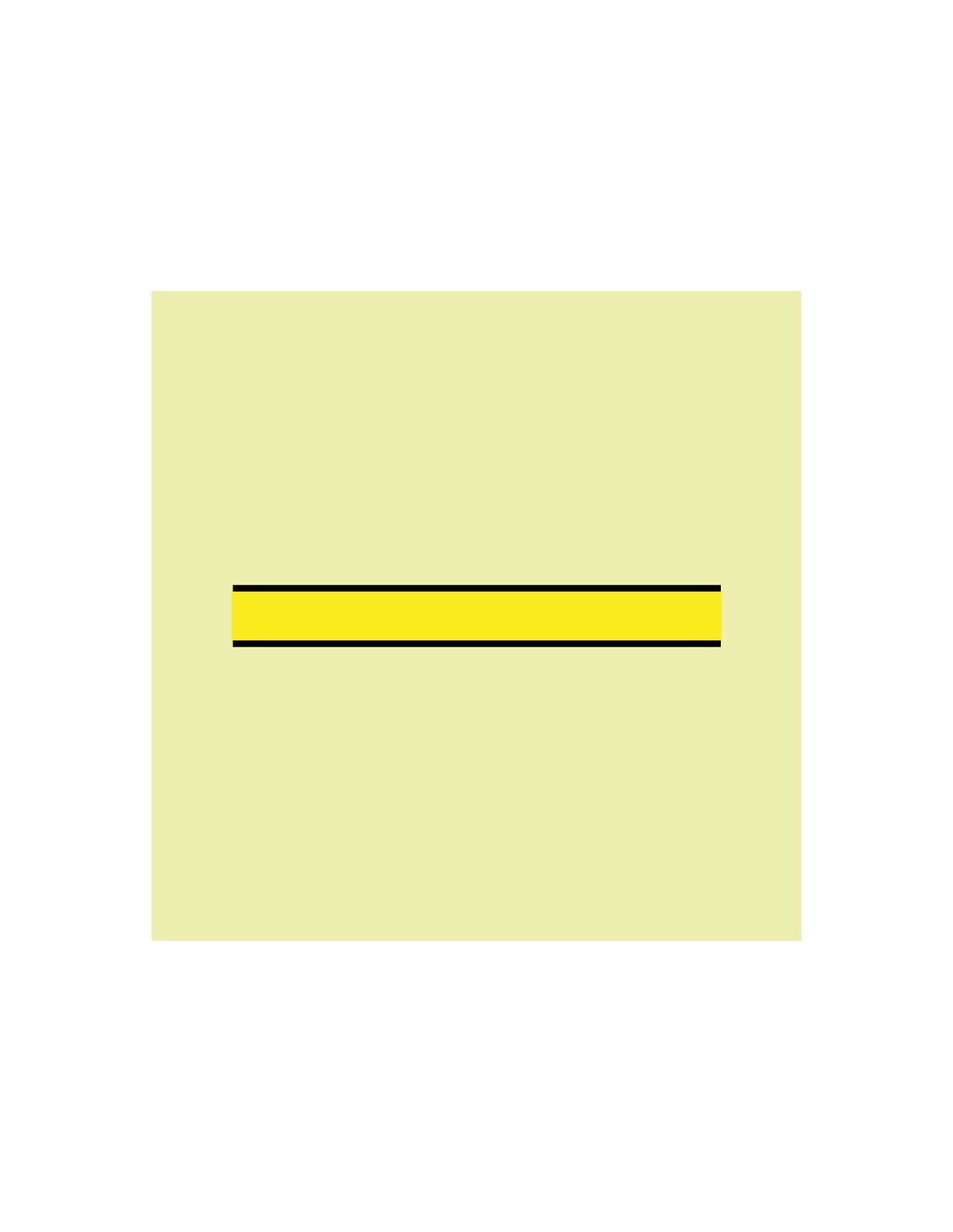 Señal Luminiscente PVC 1,1 mm. División Clase B