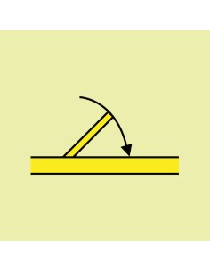 Señal Luminiscente PVC....