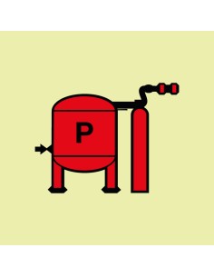 Señal Luminiscente PVC 1,1...