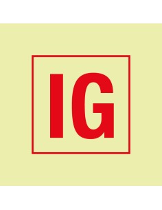 Señal Luminiscente PVC 1,1...