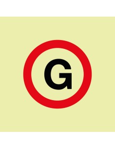 Señal Luminiscente PVC 1,1...