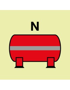 Señal Luminiscente PVC 1,1...