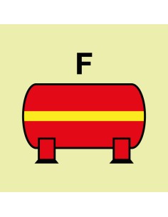 Señal Luminiscente PVC 1,1...